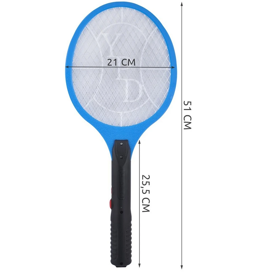 Akkumulátoros légycsapó LED lámpával – legyek, szúnyogok és más rovarok ellen