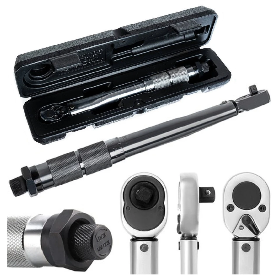 Multifunkciós racsnis nyomatékkulcs 5 Nm- 25 Nm