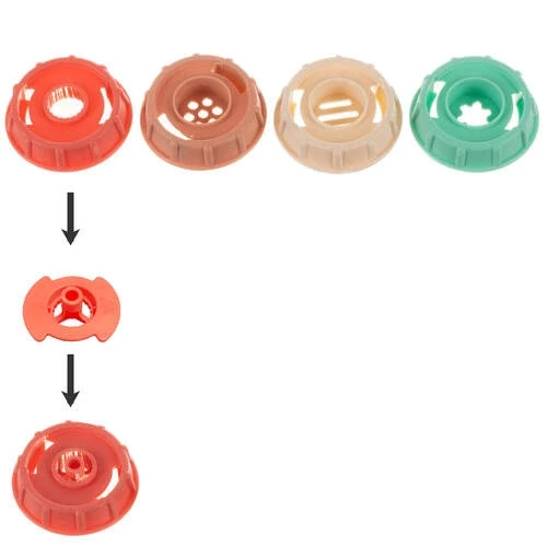 Játék tésztakészítő gép gyerekeknek színes gyurmákkal - kézügyesség fejlesztő, kreatív játék