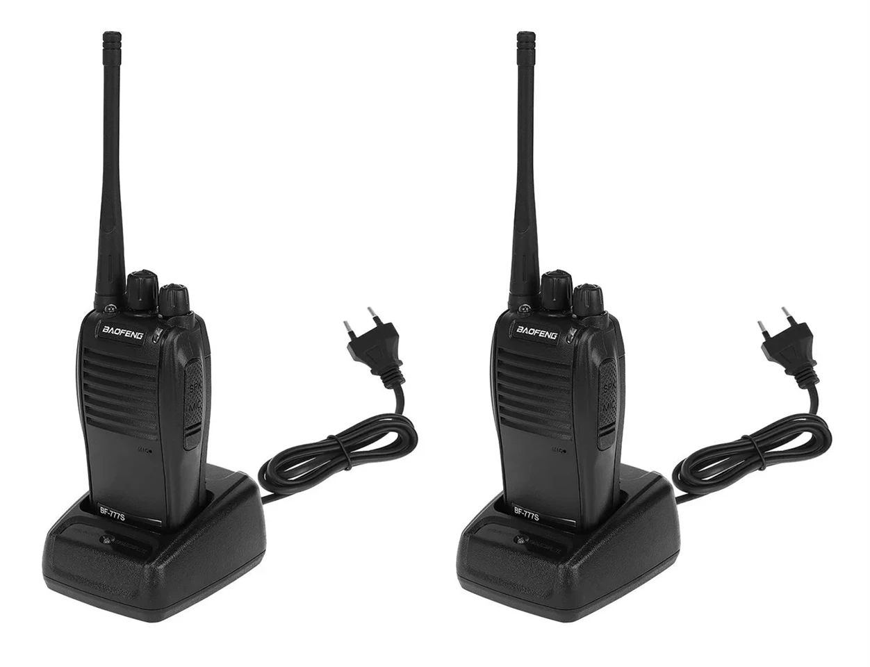 2 darabos Baofeng Walkie Talkie szett zseblámpával, fülhallgatóval - Baofeng BF-777S