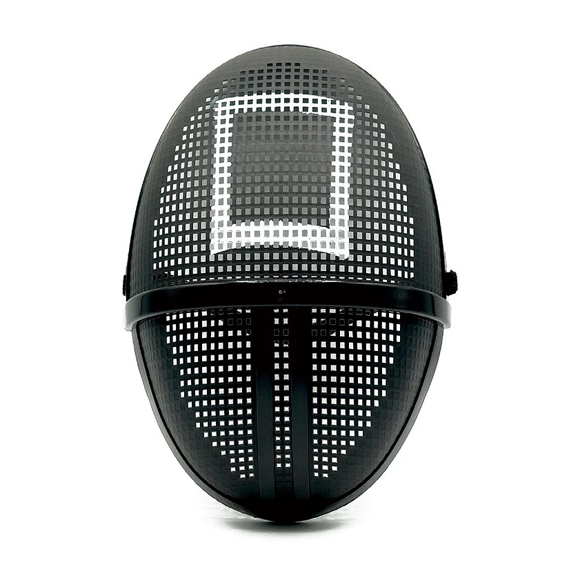 Squid Game - Nyerd meg az életed! négyzet mintás maszk - jól szellőző, egyméretes