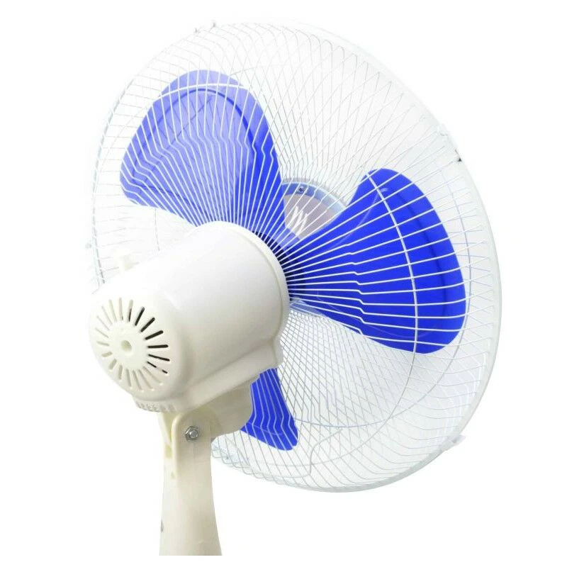 Nasco álló ventilátor 3 sebességfokozattal és oszcilláló funkcióval - fehér és kék - 130 cm, 40w