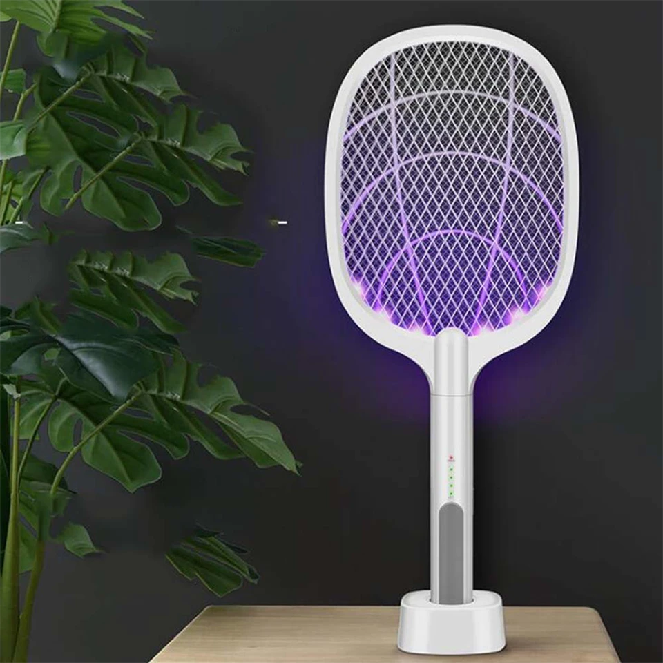 Önműködő elektromos légycsapó csalogató UV fénnyel és USB-ről tölthető akkumulátorral - automatikusan elpusztítja a rovarokat - 5W(BBD)
