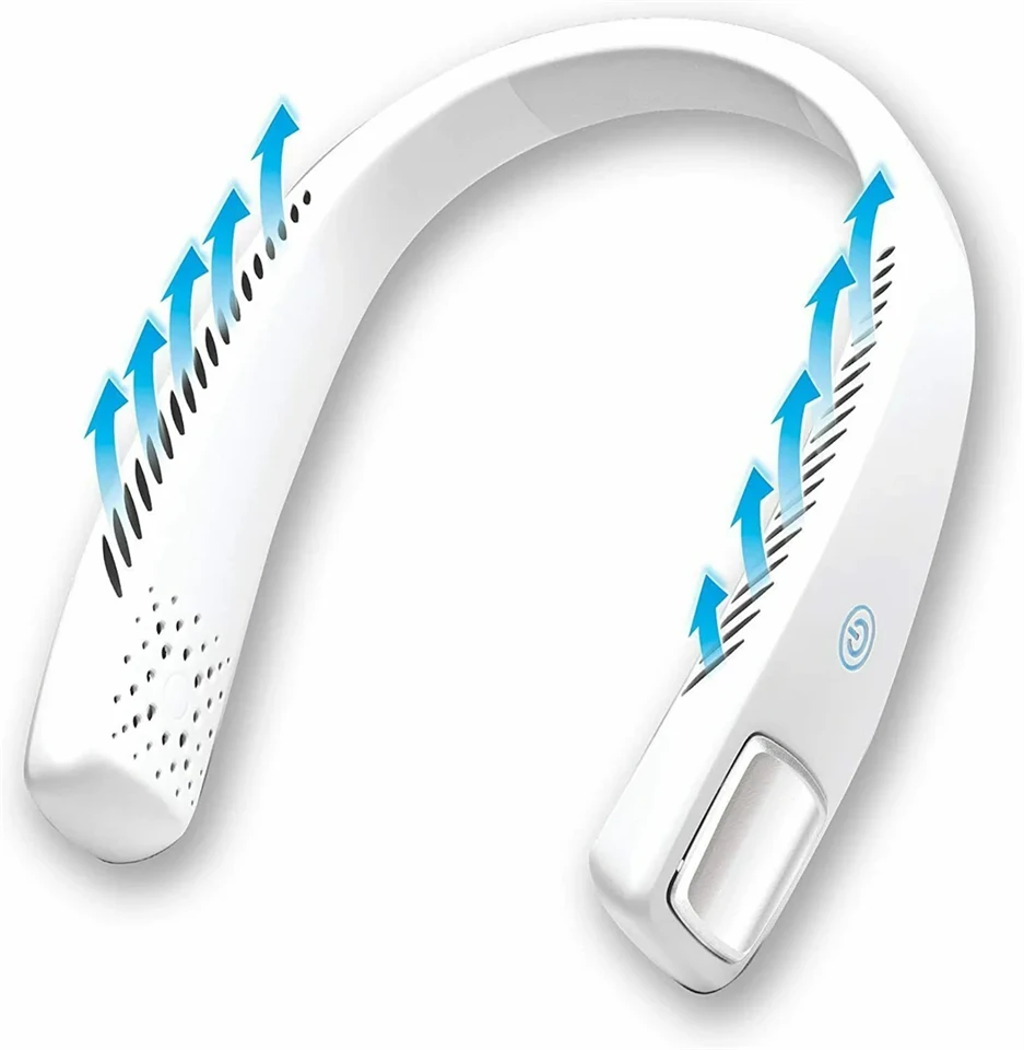 Mini nyakba akasztható hűsítő berendezés - nem csípi be a hajat - USB-ről tölthető hűsítő nyakpánt