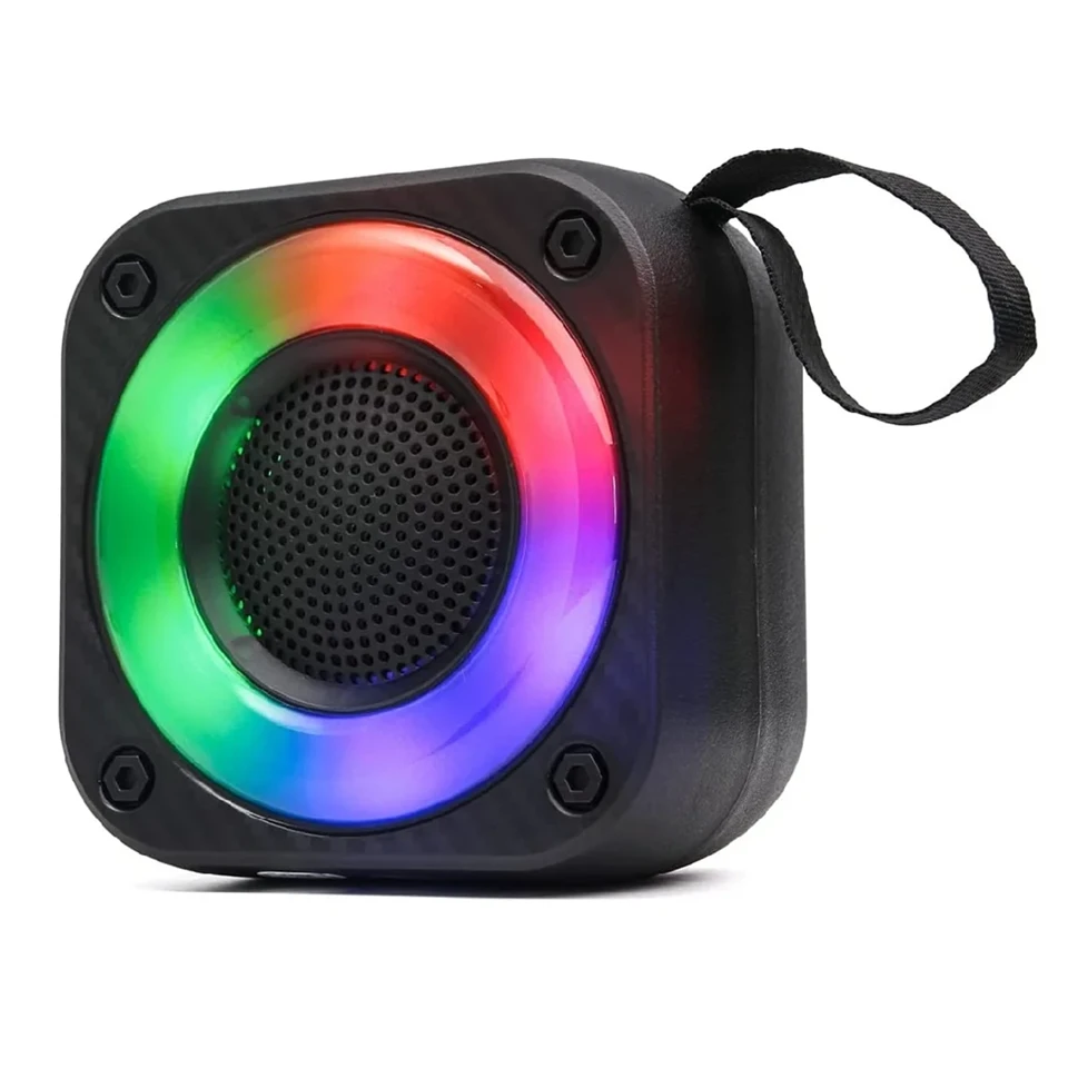 ZQS1205 RGB LED Bluetooth hangszóró - kompakt méretű hangszóró minden alkalomra - könnyen hordozható, kiváló hangminőség