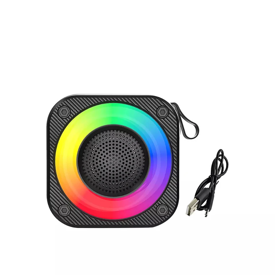 ZQS1205 RGB LED Bluetooth hangszóró - kompakt méretű hangszóró minden alkalomra - könnyen hordozható, kiváló hangminőség