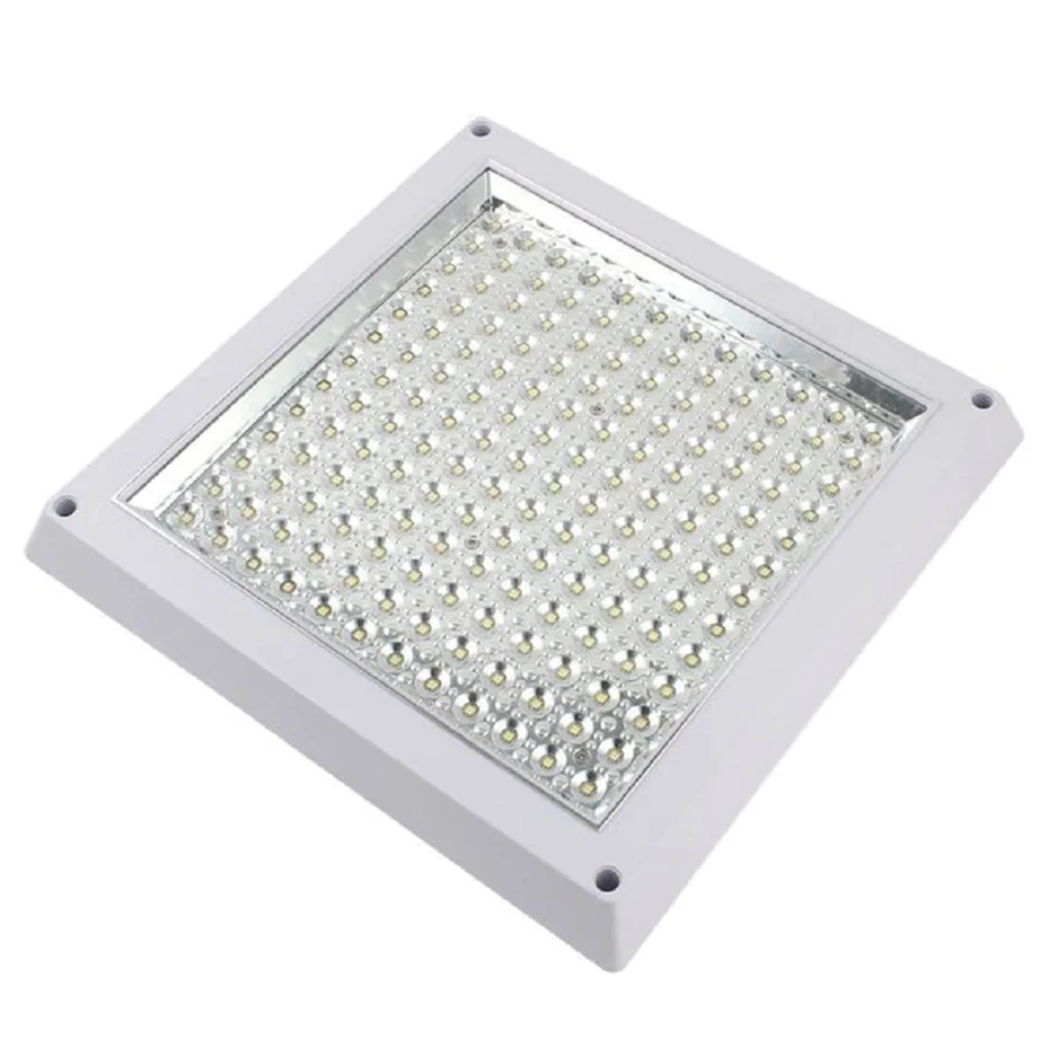 Négyzet alakú mennyezeti lámpa - 1280 lumen fényerővel, 20000 óra üzemidővel és 80% energiamegtakarítással  - 24 W