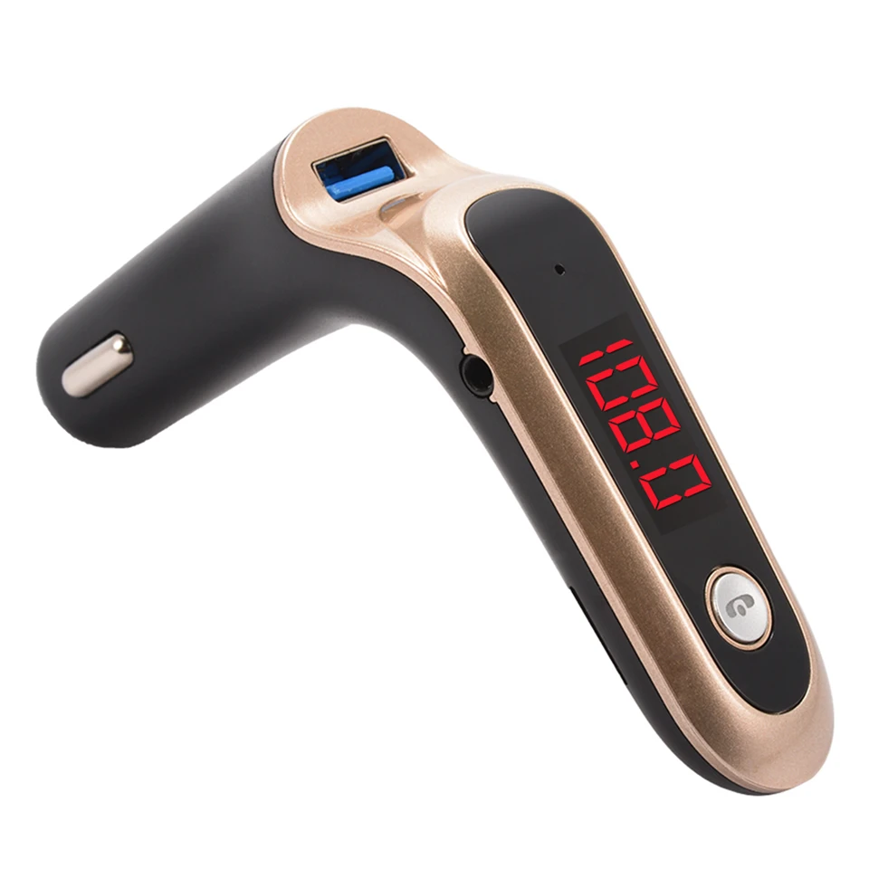 Cars7 Bluetooth FM transmitter LCD kijelzővel