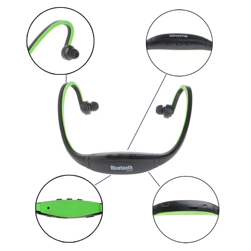 Bluetooth Sport Headset 2.0 - zenehallgatáshoz és telefonáláshoz 2-5 óra üzemidővel