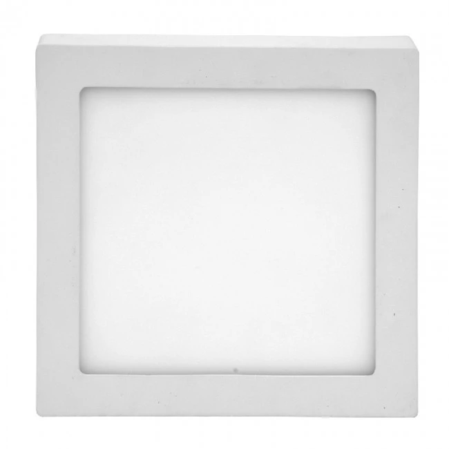 24W négyzetes, külső szerelésű LED panel - hideg fehér