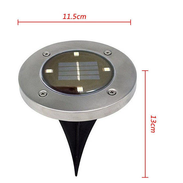 SOLAR kültéri beépíthető napelemes lámpa 4 darab