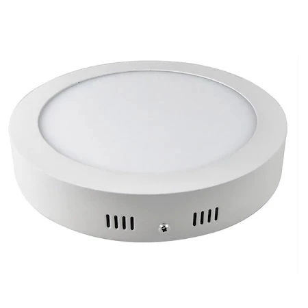 12W-os beépíthető mini led panel kör alakú - meleg fehér