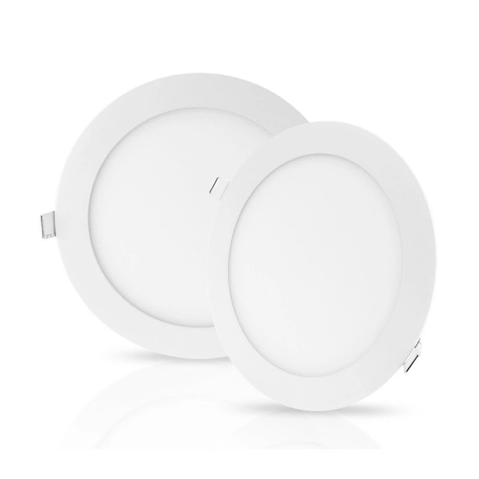 12W kör alakú LED panel -  melegfehér, süllyeszthető