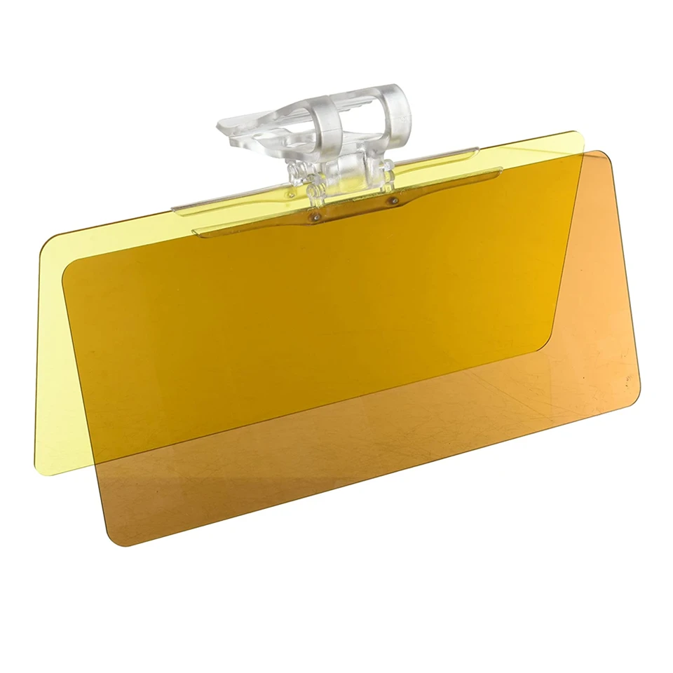 Autós fényszűrő – napellenzőre csíptethető, látássegítő napellenző