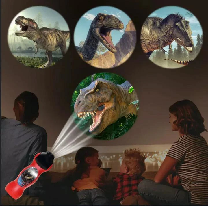 Dinoszauruszos projektor – kivetítő gyerekeknek