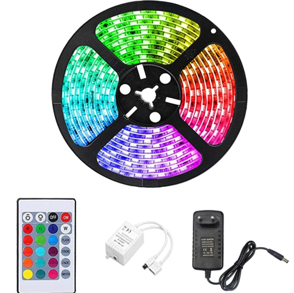 5 méteres RGB színes LED szalag 2690.-Ft