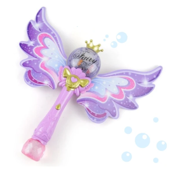 Fairy varázspálca formájú automata buborékfújó pisztoly