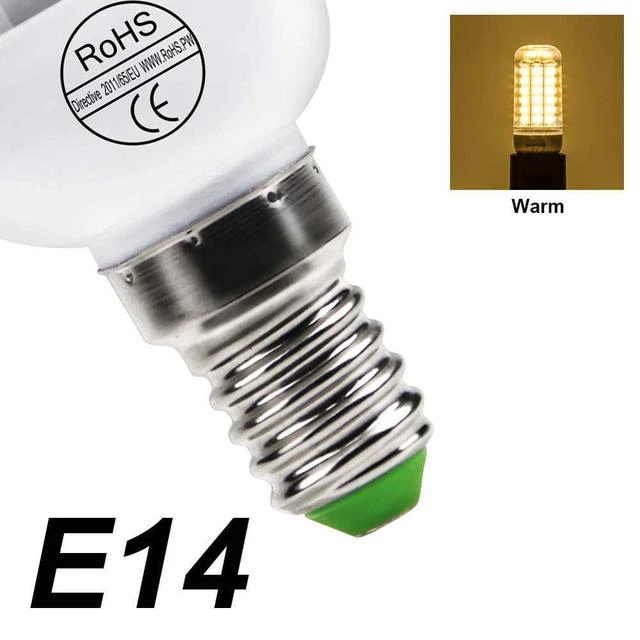 Energiatakarékos E14 LED fénycső - 3W - meleg fehér