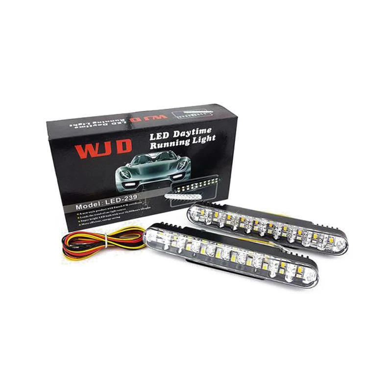 WJD LED-239 könnyen felszerelhető univerzális nappali menetfény - 2 x 8 W