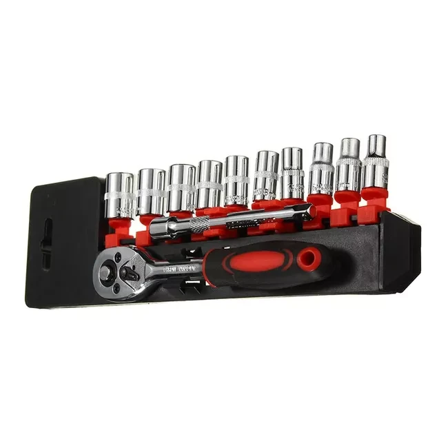 21 részes racsnis kulcskészlet hajtókarral