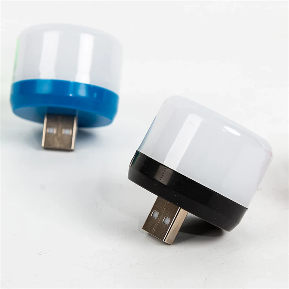 Mini USB LED lámpa - váltakozó színű, hangulatos éjszakai fény- 3W