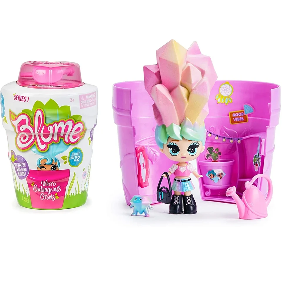 Blume dolls virágszál hercegnő - virágcserépből kinövő varázslatos meglepetés baba kislányoknak
