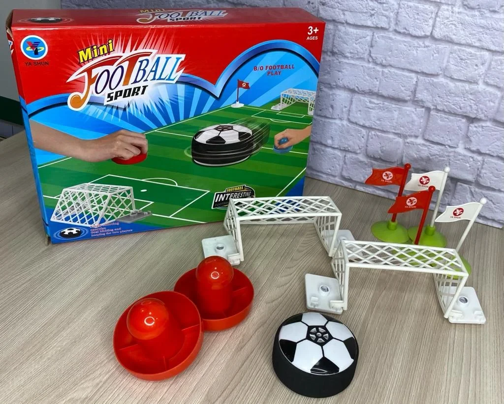Asztali foci ügyességi társasjáték gyerekeknek labdával és rengeteg kiegészítővel