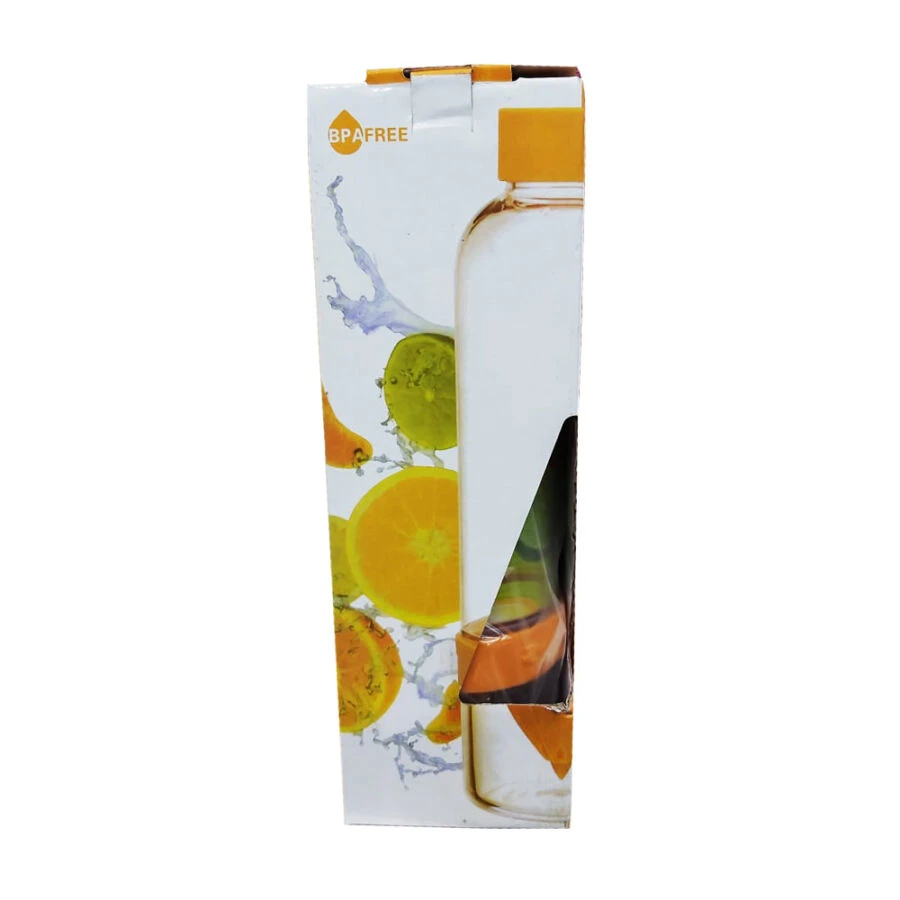 Praktikus 2in1 citrusfacsaró és kulacs - citromos, lime-os és narancsos víz készítéséhez - 750 ml