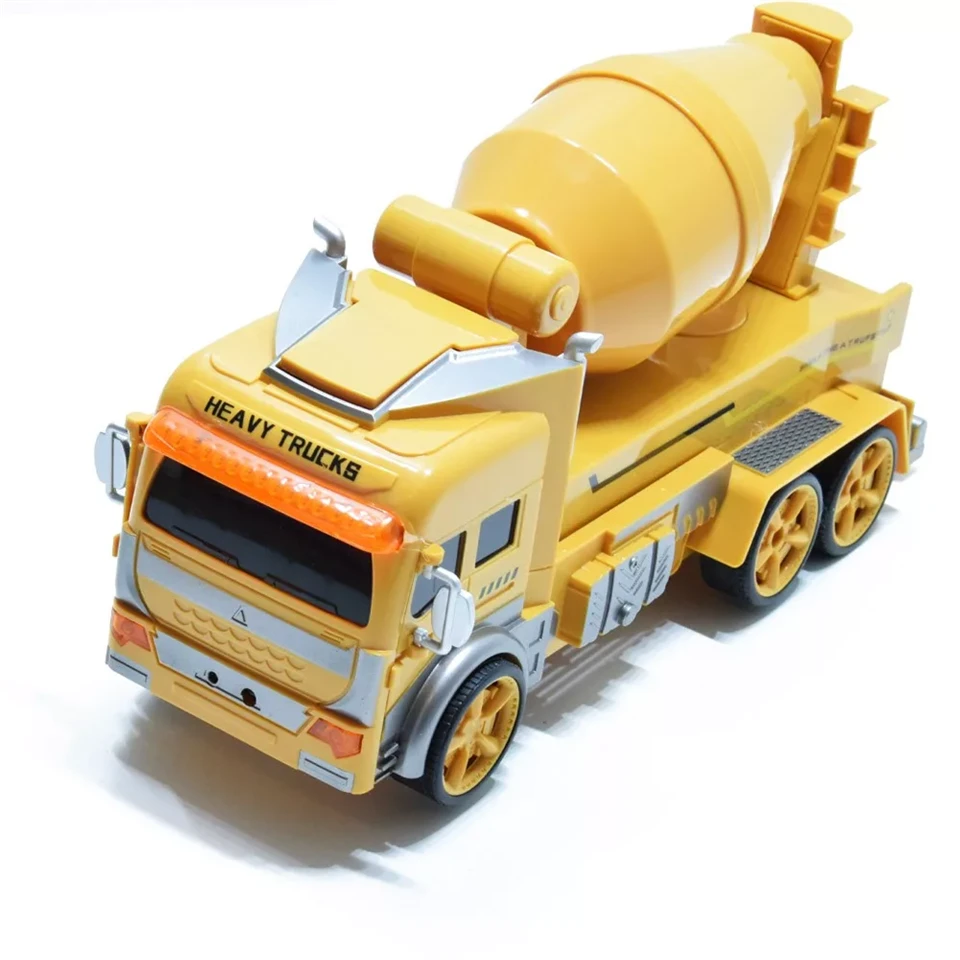 Robottá alakuló betonkeverő – akkus, távirányítós, zenélő és villogó munkagép transformers - 40 cm