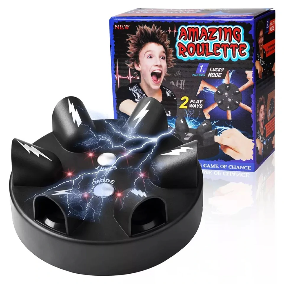 Tréfás hazugságvizsgáló játék - kamu detektor társasjáték sokkoló effektussal - biztonságos, fájdalom mentes