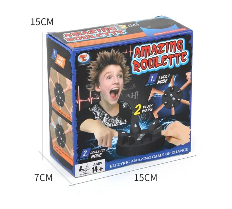 Tréfás hazugságvizsgáló játék - kamu detektor társasjáték sokkoló effektussal - biztonságos, fájdalom mentes