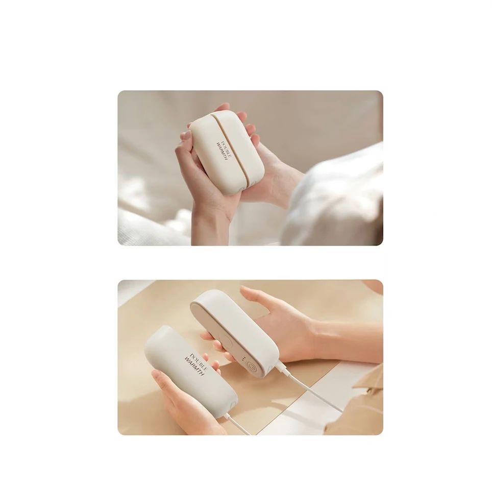 Akkumlátoros kézmelegítő készlet /2 db, 2x3000 mAh, 3 fokozat/