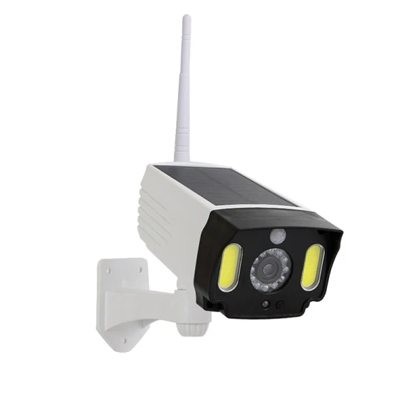 T-28 napelemes, mozgásérzékelős álkamera LED reflektorral, időjárásálló kivitelben - MSK