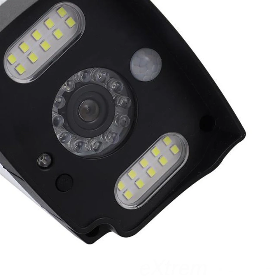 T-28 napelemes, mozgásérzékelős álkamera LED reflektorral, időjárásálló kivitelben - MSK