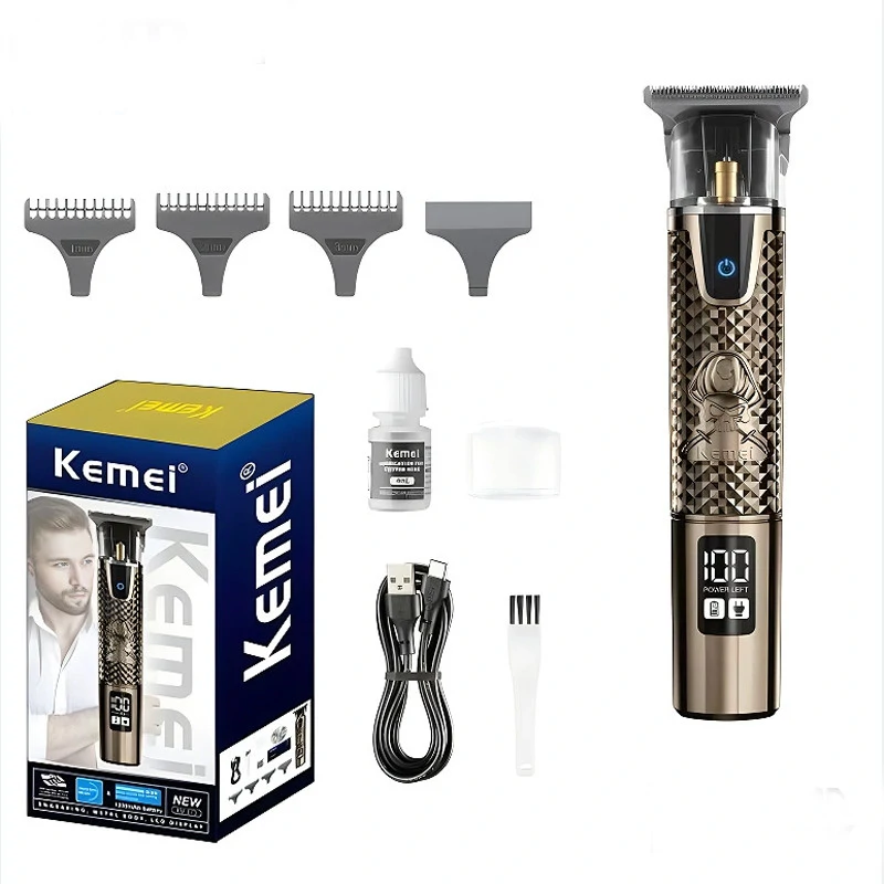Kemei vintage fém haj- és szakállvágó - KM-873