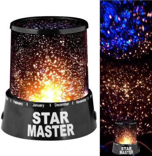 STAR MASTER - csillagfény LED lámpa, éjszakai fény, csillagfény projektor