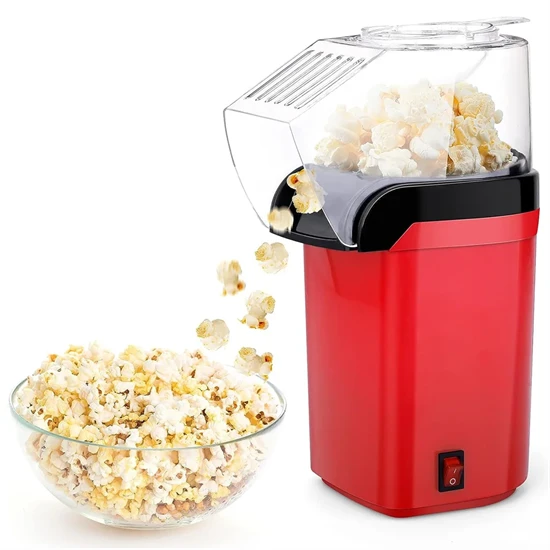 Kompakt méretű, forró levegős popcorn készítő gép - 3 perc alatt kipattogtatja a kukoricát - 1200W