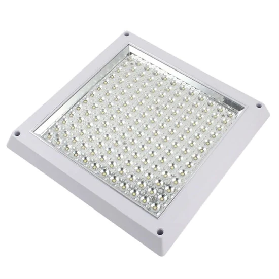 Négyzet alakú mennyezeti lámpa - 1280 lumen fényerővel, 20000 óra üzemidővel és 80% energiamegtakarítással  - 24 W