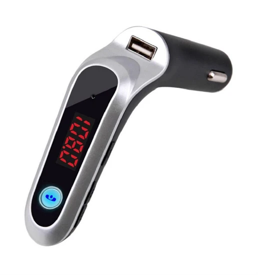 Cars7 Bluetooth FM transmitter LCD kijelzővel