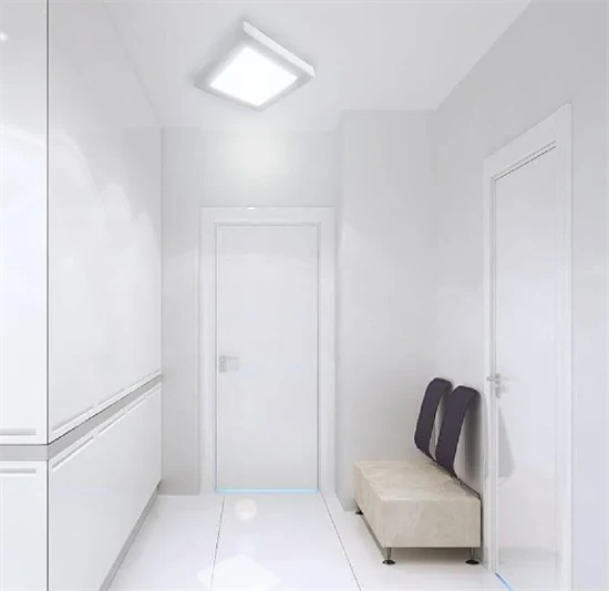 LED panel négyzetes mennyezeti lámpa 24W, melegfehér