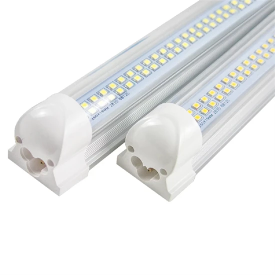 120 cm hosszú, dupla soros T8 LED fénycső – 24W - semleges fehér - 1db