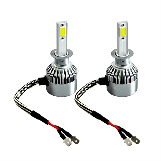 H1 C6 LED fényszóró szett / 1 pár, 36W, 3800LM