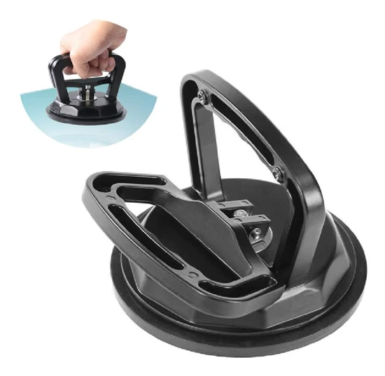 Nagy teherbírású vákuumos tapadókorong, üvegfogó tappancs - egykezes veribor 35-50 Kg-ig