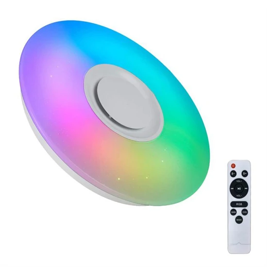 Bluetooth-os RGB színes távirányítós mennyezeti lámpa hangszórókkal
