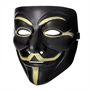 Guy Fawkes maszk - Anonymus maszk - V mint Vérbosszú maszk univerzáis méretben - fekete