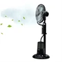 Szuper erős álló ventilátor beépített vízpermet fújó rendszerrel - hűsítő, páraszóró ventilátor - 125 cm, 75W