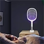 Önműködő elektromos légycsapó csalogató UV fénnyel és USB-ről tölthető akkumulátorral - automatikusan elpusztítja a rovarokat - 5W(BBD)