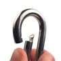 Rugós fém karabiner hegymászáshoz, barlangászathoz, vitorlázáshoz - 8 x 40 x 80 mm