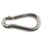 Rugós fém karabiner hegymászáshoz, barlangászathoz, vitorlázáshoz - 10 x 50 x 100 mm