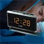 VST-721 digitális ébresztőóra beépített akkumulátorral és szundi funkcióval - választható 12 és 24 órás mód - 12,5 x 5,5 cm-es LDC kijelző